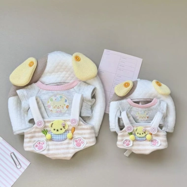 Bộ động vật 10cm Muối biển Mèo mèo + Chó sủa - Phụ kiện búp bê Cotton 175.665 VND