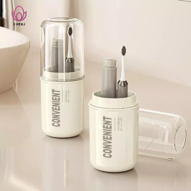 Bộ du lịch di động CENJ - Kem đánh răng, hộp bàn chải, cốc súc miệng, cốc giặt - Tiện lợi cho công tác, giá 68.310đ 8