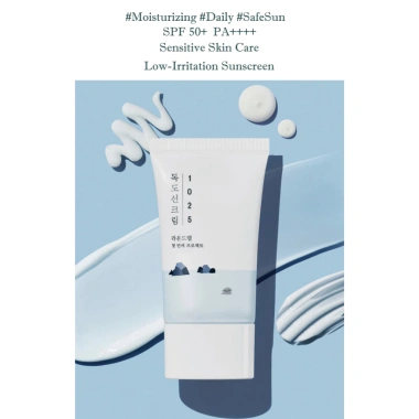 Bộ du lịch Dokdo 4 món có túi - Toner, Lotion, Sữa rửa mặt, Kem nắng - Hàn Quốc