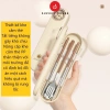 Bộ đũa thìa du lịch SUZUKO HOUSE Inox 304, hộp muỗng nĩa cute có nắp đậy TM15 - Giá chỉ 70.000 VND 6