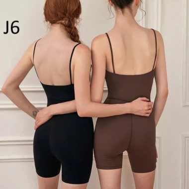 Bộ Đùi Jumpsuit Hai Dây Nữ Thun Lạnh Thấm Hút Mồ Hôi 4 Chiều - AN NHIÊN SHOP 2