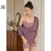 Bộ Đùi Jumpsuit Hai Dây Nữ Thun Lạnh Thấm Hút Mồ Hôi 4 Chiều - AN NHIÊN SHOP 3