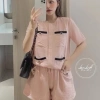 Bộ đũi viền túi pha cộc nhiều màu - Giá ưu đãi 124,200₫, chất liệu bền, thiết kế thời trang