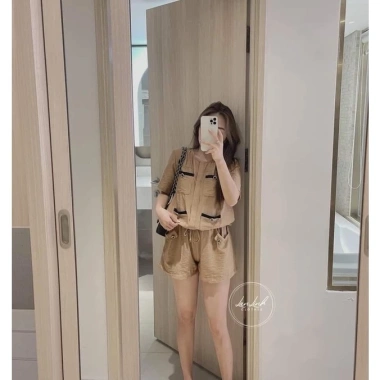 Bộ đũi viền túi pha cộc nhiều màu - Giá ưu đãi 124,200₫, chất liệu bền, thiết kế thời trang 8