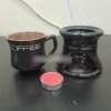 Bộ đun cafe nóng Ly sứ 165ml - Bếp đốt nến giữ nhiệt, uống cà phê & trà, giá chỉ 45k 5
