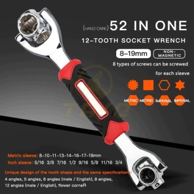 Bộ Dụng Cụ 52 Trong 1 Ratchet Spline Bu Lông Tay Xoay 360 độ Cờ Lê - Chỉ 50.000đ Bộ Dụng Cụ 52 Trong 1 Ratchet Spline Bu Lông Tay Xoay 360 độ Cờ Lê - Chỉ 50.000đ
