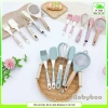 Bộ dụng cụ ăn dặm Babyboo 5 chi tiết: rây cháo, kẹp gắp, phới, chổi, đánh trứng - Giá chỉ 136.203₫
