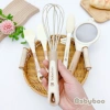Bộ dụng cụ ăn dặm Babyboo 5 chi tiết: rây cháo, kẹp gắp, phới, chổi, đánh trứng - Giá chỉ 136.203₫ 5