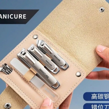 Bộ dụng cụ bấm móng tay Homix inox chống gỉ, an toàn, dễ làm sạch, cắt dũa, chỉ 68.000 VND
