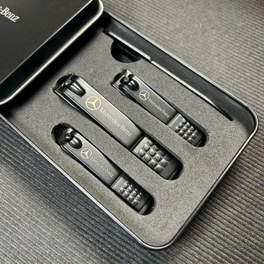 Bộ Dụng Cụ Bấm Móng Tay Mercedes-Benz 4 Món Siêu Bén, Chống Gỉ, Hộp Kim Loại - Giá 109k 3