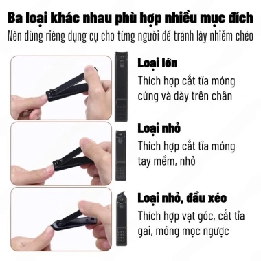 Bộ Dụng Cụ Bấm Móng Tay Mercedes-Benz 4 Món Siêu Bén, Chống Gỉ, Hộp Kim Loại - Giá 109k 6