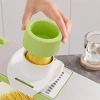 Bộ Dụng Cụ Bào Nạo Rau Củ 6 Món 5 Lưỡi Dao Bảo Vệ Tay An Toàn Giá 45.000₫ 2