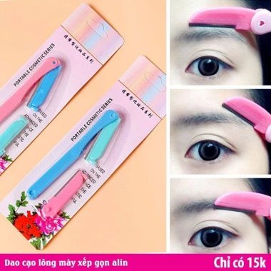Bộ Dụng Cụ Cạo và Tỉa Lông Mày, Tóc Mái 2 Lưỡi Ailin - Giá 13.900₫, Đánh Giá Cao