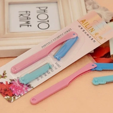 Bộ Dụng Cụ Cạo và Tỉa Lông Mày, Tóc Mái 2 Lưỡi Ailin - Giá 13.900₫, Đánh Giá Cao