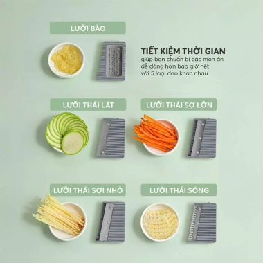 Bộ dụng cụ cắt gọt rau củ quả đa năng EL8.426 - Lưỡi dao cực bén, giá ưu đãi 406.700 VND 5
