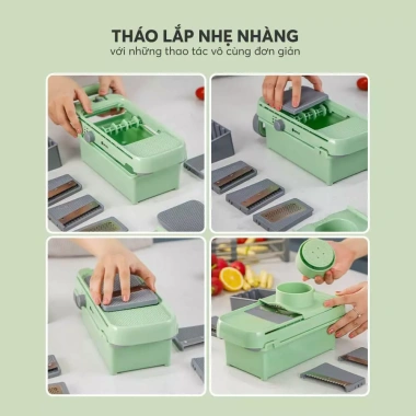 Bộ dụng cụ cắt gọt rau củ quả đa năng EL8.426 - Lưỡi dao cực bén, giá ưu đãi 406.700 VND 7