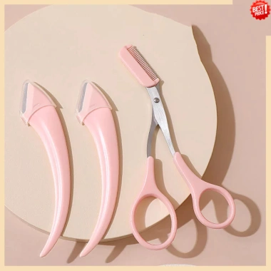 Bộ Dụng Cụ Dao Kéo Cạo Lông Mày GECOMO Chống Trầy Tiện Dụng Giá 33.500₫