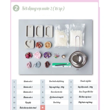 Bộ Dụng Cụ DIY Làm Nến Đổ Khuôn - Sáp Thơm, Quà Lưu Niệm, Giá Ưu Đãi 155k 4 Bộ Dụng Cụ DIY Làm Nến Đổ Khuôn - Sáp Thơm, Quà Lưu Niệm, Giá Ưu Đãi 155k 4
