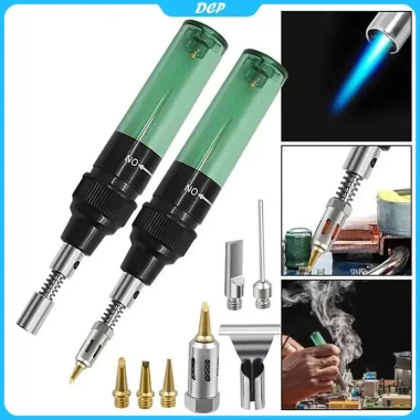 Bộ Dụng Cụ Hàn Sắt Cầm Tay DCP Đầu Bút 1.300°C Không Dây, Thổi Ngọn Đuốc Butan - Giá Ưu Đãi 121.951 VND