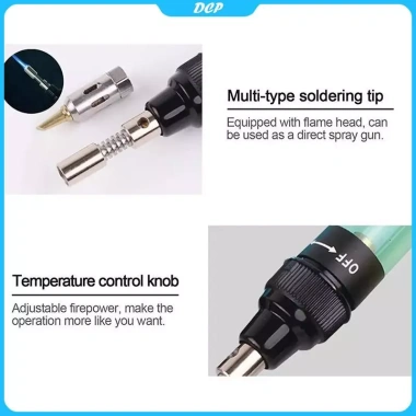 Bộ Dụng Cụ Hàn Sắt Cầm Tay DCP Đầu Bút 1.300°C Không Dây, Thổi Ngọn Đuốc Butan - Giá Ưu Đãi 121.951 VND 3 Bộ Dụng Cụ Hàn Sắt Cầm Tay DCP Đầu Bút 1.300°C Không Dây, Thổi Ngọn Đuốc Butan - Giá Ưu Đãi 121.951 VND 3