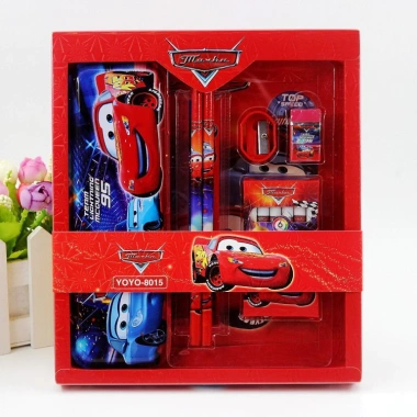 Bộ Dụng Cụ Học Tập 7 Món Cho Bé Hộp Bút, Bút Chì, Gôm, Đồ Gọt, Hộp Màu, Thước Chủ Đề Hoạt Hình Giá Ưu Đãi 30,378đ 5