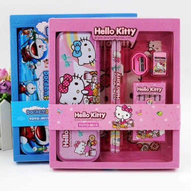 Bộ Dụng Cụ Học Tập 7 Món Cho Bé Hộp Bút, Bút Chì, Gôm, Đồ Gọt, Hộp Màu, Thước Chủ Đề Hoạt Hình Giá Ưu Đãi 30,378đ 9