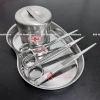Bộ dụng cụ inox sơ cứu rửa vết thương – Khay đậu 300, pen 14, nhíp 14, kéo 14 | Giá ưu đãi 133.800₫ 4