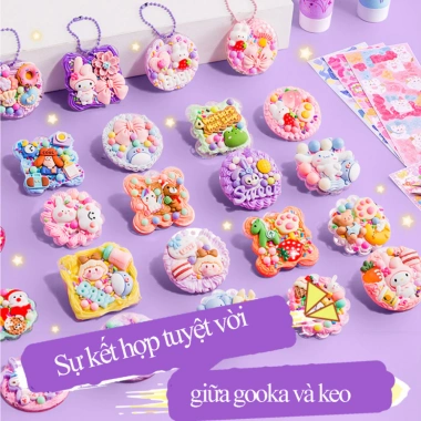 Bộ dụng cụ làm móc khóa handmade – Quà tặng sáng tạo, vui chơi cho bé và bạn bè