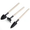 Bộ dụng cụ làm vườn mini 3 món chuyên dụng trồng sen đá, cán gỗ - Giá chỉ 9.800₫ 7