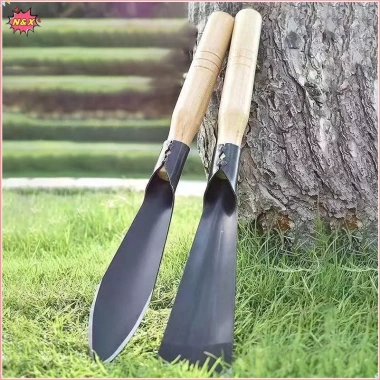 Bộ dụng cụ làm vườn: xẻng, cà vạt cho cây chậu, hoa, xương rồng, rau – tiện lợi