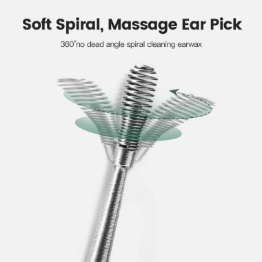 Bộ Dụng Cụ Lấy Ráy Tai Thép Không Gỉ Đa Màu kèm Túi và Cọ Vệ Sinh - Giá 45.210₫