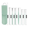 Bộ Dụng Cụ Lấy Ráy Tai Thép Không Gỉ Đa Màu kèm Túi và Cọ Vệ Sinh - Giá 45.210₫ 9