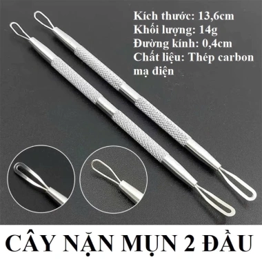 Bộ dụng cụ nặn mụn thép không gỉ 8/5 món - Giá 21.999đ, nhanh loại bỏ mụn đầu đen, bọc