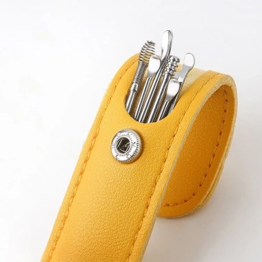 Bộ dụng cụ ngoáy tai inox 6 món – Lấy ráy tai thép không rỉ, massage, làm sạch, 11.500₫