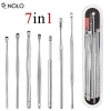 Bộ dụng cụ ráy tai 7 món thép không gỉ cao cấp, có hộp đựng - Giá chỉ 29.000đ