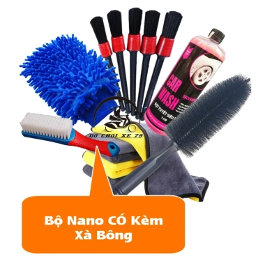 Bộ Dụng Cụ Rửa Xe Đa Năng Chăm Sóc Ô Tô & Xe Máy tại Nhà - Giảm Giá Đặc Biệt 16% Dễ Dùng, Tiết Kiệm Nước 10 Bộ Dụng Cụ Rửa Xe Đa Năng Chăm Sóc Ô Tô & Xe Máy tại Nhà - Giảm Giá Đặc Biệt 16% Dễ Dùng, Tiết Kiệm Nước 10