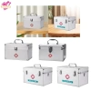 Bộ dụng cụ sơ cứu đa năng - Hộp nhôm hợp kim chống bụi, lý tưởng cho du lịch, cắm trại, đi bộ đường dài, mỹ phẩm - 261.800₫ 5