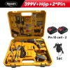 Bộ dụng cụ sửa chữa 118 món kèm máy khoan pin 21V - Đầy đủ phụ kiện, hộp nhựa cứng, giá ưu đãi 769.000 VND 8