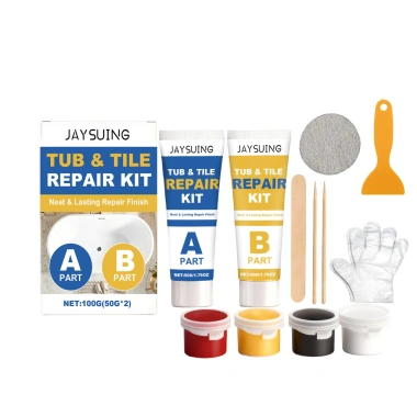 Bộ dụng cụ sửa chữa gạch bồn tắm AB Keo 100g - Đá cẩm thạch vữa niêm phong DIY 99k 10