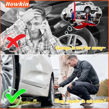 Bộ dụng cụ sửa chữa lốp xe ô tô Vít, móng tay cao su nấm không săm chỉ 28.819₫ 4 Bộ dụng cụ sửa chữa lốp xe ô tô Vít, móng tay cao su nấm không săm chỉ 28.819₫ 4
