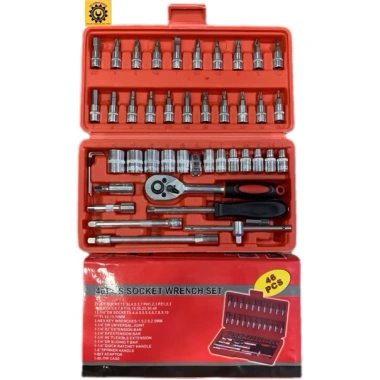 Bộ dụng cụ sửa xe 46 chi tiết đa năng - Sửa ô tô & xe máy, giảm giá 139.000₫ 3