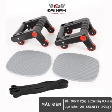 Bộ Dụng Cụ Tập Cơ Bụng DNS069 Chống Đẩy, Kéo Tay Đa Năng kèm Thảm Lót, Giá 175.000 VND