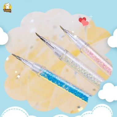 Bộ dụng cụ trang trí sổ Scrapbook - nhíp gắp sticker, bút keo, kéo dao, washi, cây cán sticker - chỉ 14.000 VND 3