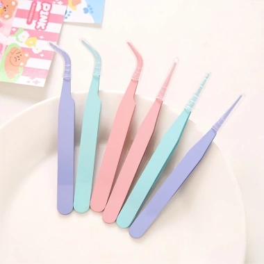 Bộ dụng cụ trang trí sổ Scrapbook - nhíp gắp sticker, bút keo, kéo dao, washi, cây cán sticker - chỉ 14.000 VND 9