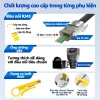 Bộ dụng cụ uốn RJ45 CAT7 ZoeRax - Dụng cụ uốn, kéo cáp, đầu và vỏ pha lê, giảm giá 352.000₫ 6