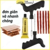 Bộ dụng cụ vá xe không ruột, lốp xe, vá lụi không săm + 3 dải keo cao su - 22.500đ