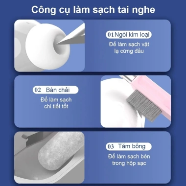 Bộ Dụng Cụ Vệ Sinh Laptop 7 in 1 Đa Năng - Siêu Nhỏ Gọn, Vệ Sinh Máy Tính, Bàn Phím, Tai Nghe Airpod - Giá 80.000 VND 7 Bộ Dụng Cụ Vệ Sinh Laptop 7 in 1 Đa Năng - Siêu Nhỏ Gọn, Vệ Sinh Máy Tính, Bàn Phím, Tai Nghe Airpod - Giá 80.000 VND 7