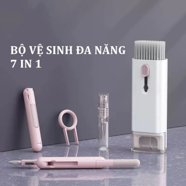 Bộ Dụng Cụ Vệ Sinh Laptop 7 in 1 Đa Năng - Siêu Nhỏ Gọn, Vệ Sinh Máy Tính, Bàn Phím, Tai Nghe Airpod - Giá 80.000 VND 9 Bộ Dụng Cụ Vệ Sinh Laptop 7 in 1 Đa Năng - Siêu Nhỏ Gọn, Vệ Sinh Máy Tính, Bàn Phím, Tai Nghe Airpod - Giá 80.000 VND 9