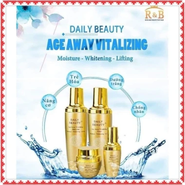 Bộ dưỡng da Daily Beauty Age Away Vitalizing - Trẻ hoá, đánh thức thanh xuân, chính hãng 1.990.000 VND