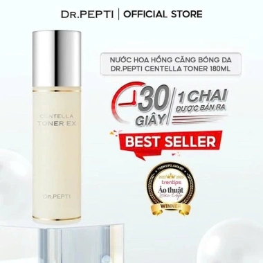 Bộ Dưỡng Da Dr.Pepti Centella: Toner 180ml, Tinh Chất Trắng 30ml, Kem ẩm 70ml - Giá 322k 9 Bộ Dưỡng Da Dr.Pepti Centella: Toner 180ml, Tinh Chất Trắng 30ml, Kem ẩm 70ml - Giá 322k 9